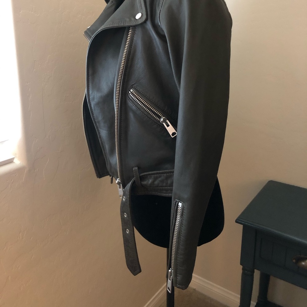 All Saints Balfern Biker Jacket NWOT *SE* - Picture 4 of 5